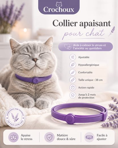 Collier apaisant pour chat